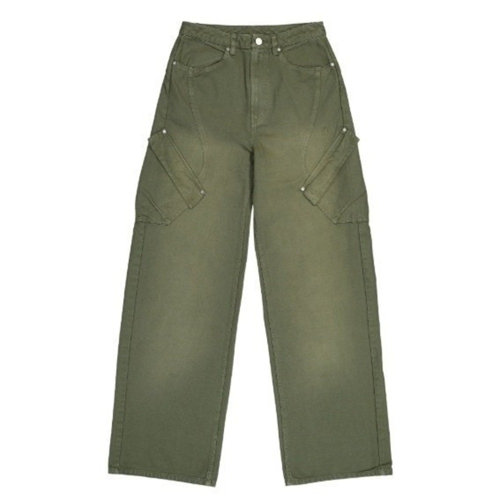 Air Jordan x Travis Scott Womens Cargo Pants Khaki Green FD9119-325 Size 4